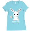 too early (black) Ladies Fitted T-Shirt