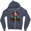 halloween clown Zipper Hoodie