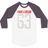 i have a dream 1963 3/4 Sleeve Shirt