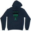 you can't scare or beat me i have been through liver cancer Unisex Hoodie