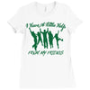 I Have a Little Help From My Friends Ladies Fitted T-Shirt