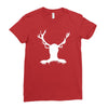 hannibal   stag Ladies Fitted T-Shirt