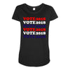 Vote 2018 Maternity Scoop Neck T-shirt