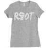 riot (2) Ladies Fitted T-Shirt