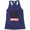 EAT SLEEP FORTNITE Racerback Tank