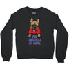 the snuggle is real Crewneck Sweatshirt