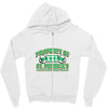 property of st Zipper Hoodie