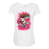 coffee addict (2) Maternity Scoop Neck T-shirt