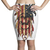 skull us flag Pencil Skirts