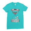 please wait Ladies Fitted T-Shirt