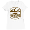 hunting wild beer tournament Ladies Fitted T-Shirt