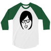 crazy girl 3/4 Sleeve Shirt