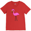 animal pink V-Neck Tee