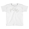 pow as worn Toddler T-shirt