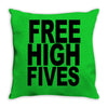 free high fives t shirt x large funny humor geek awesome highfive cool Throw Pillow