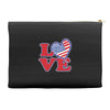 star spangled hammered Accessory Pouches