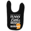 funny little brains Baby Bibs