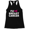 fuck breast cancer Racerback Tank