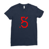 red logo best Ladies Fitted T-Shirt