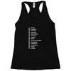 beard length chart funny professor grandpa mustache humor Racerback Tank