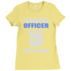 i stand with officer Ladies Fitted T-Shirt