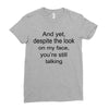 still talking light Ladies Fitted T-Shirt