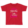 Celebrating With the 5th Birthday Queen Toddler T-shirt