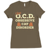 i have o.c.d obsessive cat disorder Ladies Fitted T-Shirt