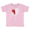 half of my heart is in heaven with my angel Toddler T-shirt