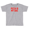 pizza is my bae ringer Toddler T-shirt