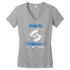Pops is my Name Fishing Is My Game Women's V-Neck T-Shirt