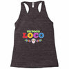 loco coco skul Racerback Tank