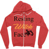 resting witch face   fall t shirt   funny halloween Zipper Hoodie