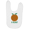 orange uglad Baby Bibs