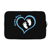 Baby Boy with Heart Any Name Customized Laptop sleeve