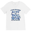 i have two tıtles aunt and dogmom an i rock them both flowers V-Neck Tee