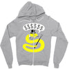 rich snake Zipper Hoodie