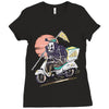 reaper's pizza Ladies Fitted T-Shirt