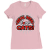 real men love cats (3) Ladies Fitted T-Shirt