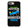 monster truck shirt for boys toddlers iPhone 8 Plus