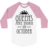 queens are born in october (2) 3/4 Sleeve Shirt