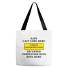 Under Construction Personalize Baby Tote Bags