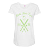 links lawn care Maternity Scoop Neck T-shirt