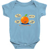 rhyming orange Baby Onesie