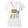 ninja school Women's V-Neck T-Shirt