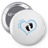 Custom baby boy name maternity design Pin-back button