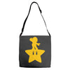 mario's shot Adjustable Strap Totes