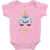 birthday unicorn family series birthday boy Baby Bodysuit