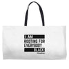 Rooting for Everybody Weekender Totes