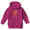 I Wear Peach For Uterine Cancer Awareness Youth Hoodie